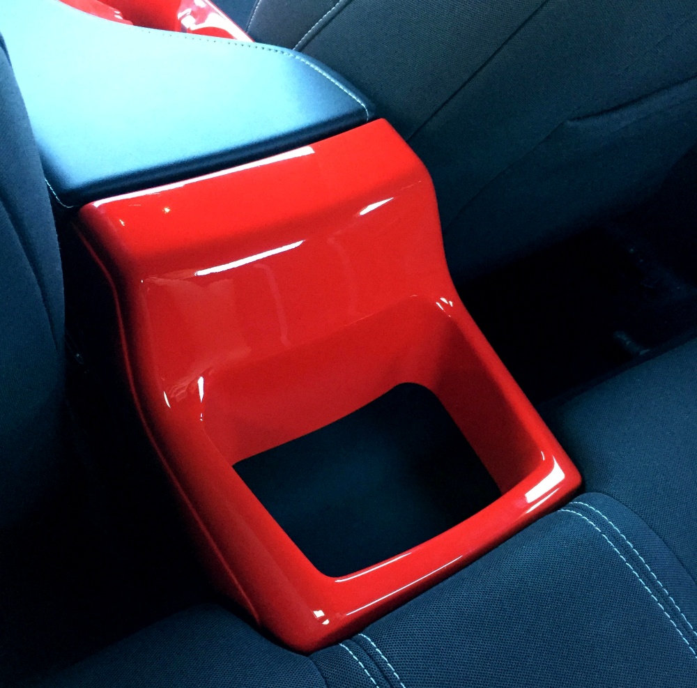 2016-2023 Camaro Custom Painted Center Console Rear Section